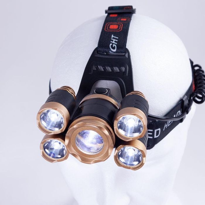 Luz Frontal "Wanjiru" 10W XPE + 4 x COB 3W Aluminio/ABS 5 Luz Frontal "Wanjiru" 10W XPE + 4 x COB 3W Aluminio/ABS 5