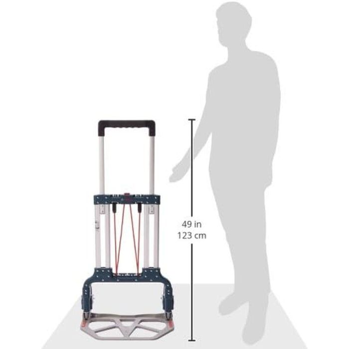 Bosch Professional Carretilla de transporte plegable para L-Boxx, capacidad de suelo 125 kg - 1600A001SA 1