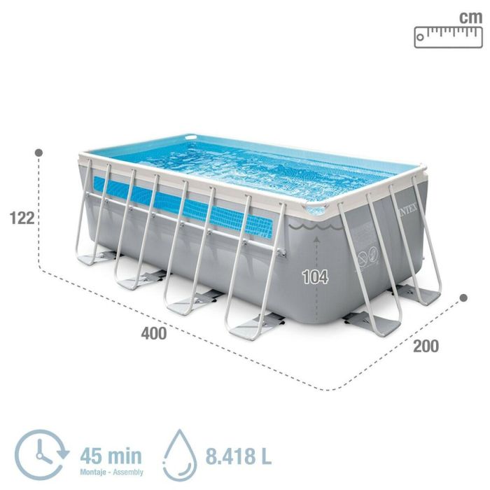 Piscina Desmontable Intex 400 x 122 x 200 cm 2 Piscina Desmontable Intex 400 x 122 x 200 cm 2