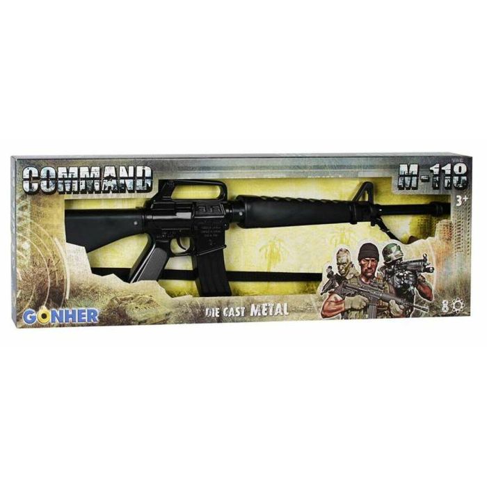 Rifle asalto comando 8 tiros 72x24x5 cm 3