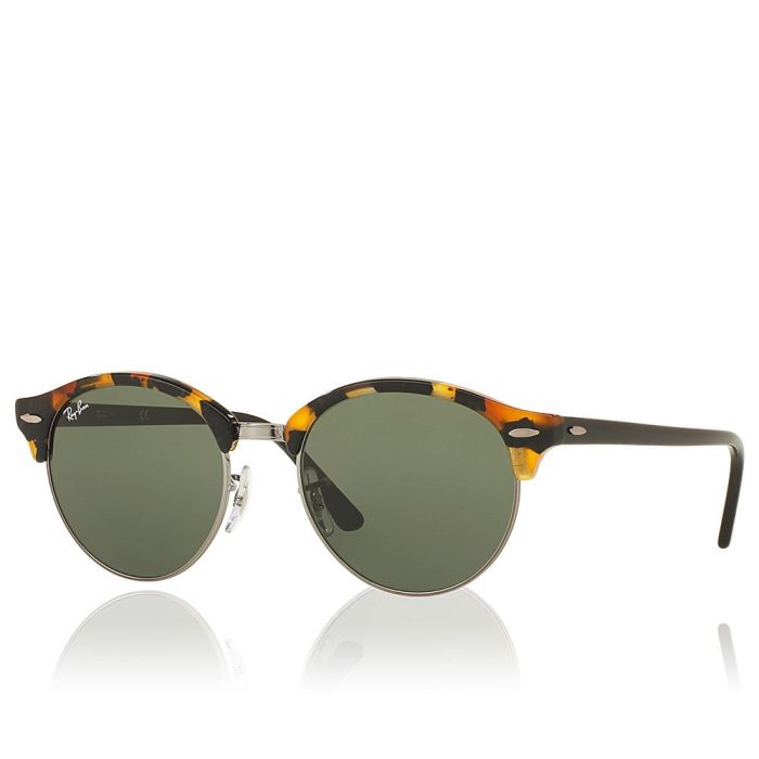 Rayban Gafas de Sol RB4246 1157 51 mm Negro Havana Carey Montura Marrón Lente Verde 3