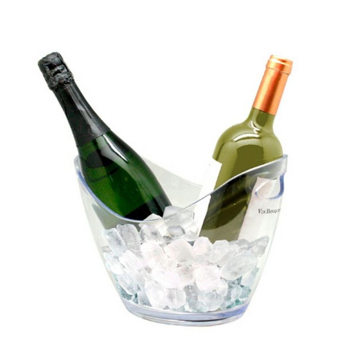 Cubitera Vin Bouquet Transparente PS (2 botellas) Cubitera Vin Bouquet Transparente PS (2 botellas)