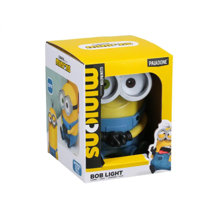 Wondee Lampara Minion Bob Capuchon 11x80x85mm Luz Decorativa Infantil Regalo Fan 5