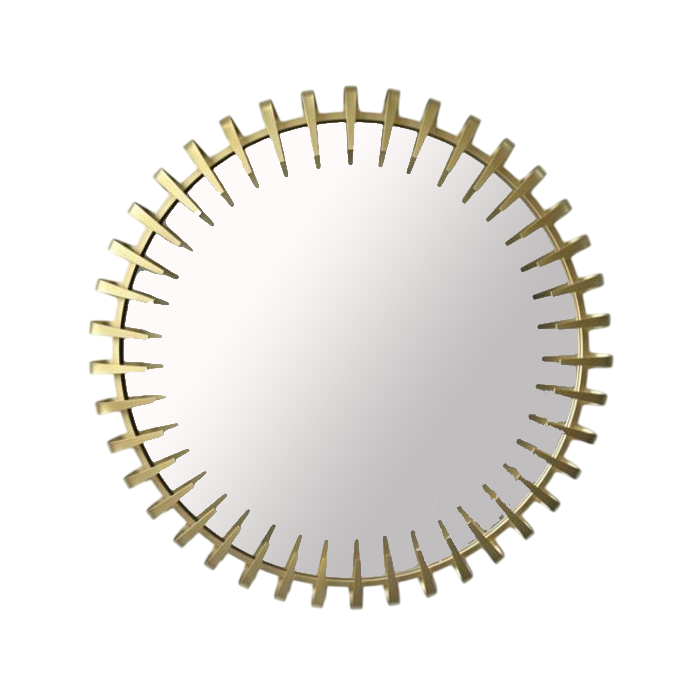 DKD Home Decor Espejo de Pared Glam Dorado Cuadrado 98x98 cm con Marco de Hierro y Cristal, 6 cm de Profundidad DKD Home Decor Espejo de Pared Glam Dorado Cuadrado 98x98 cm con Marco de Hierro y Cristal, 6 cm de Profundidad
