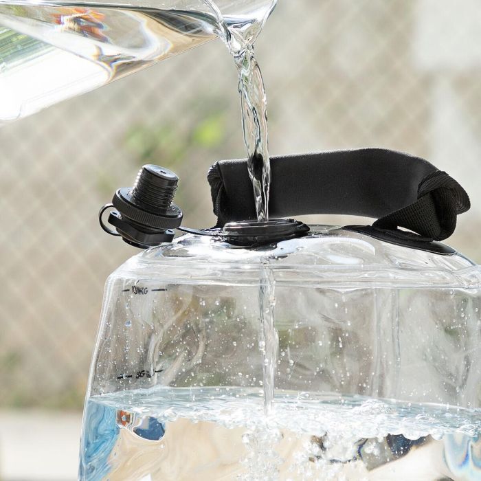 Pesa Rusa de Agua para Entrenamiento Fitness con Guía de Ejercicios Fibell InnovaGoods 9 Pesa Rusa de Agua para Entrenamiento Fitness con Guía de Ejercicios Fibell InnovaGoods 9