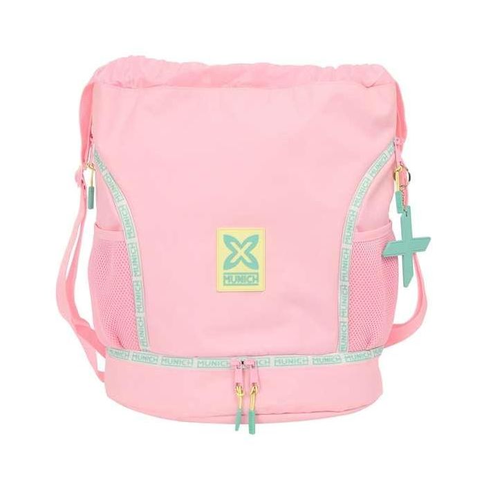 Bolsa Mochila con Cuerdas Munich Candy Rosa 35 x 40 x 1 cm 0 Bolsa Mochila con Cuerdas Munich Candy Rosa 35 x 40 x 1 cm 0