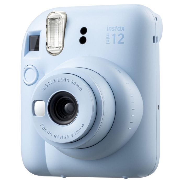 Fujifilm Instax Mini 12 Cámara Instantánea con Flash, Azul Pastel 1