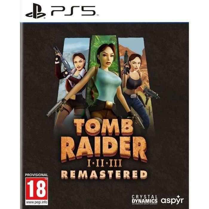 Just For Games 5056635609502 Tomb Raider I-III Remasterizado protagonizado por Lara Croft - Juego de PS5 Just For Games 5056635609502 Tomb Raider I-III Remasterizado protagonizado por Lara Croft - Juego de PS5
