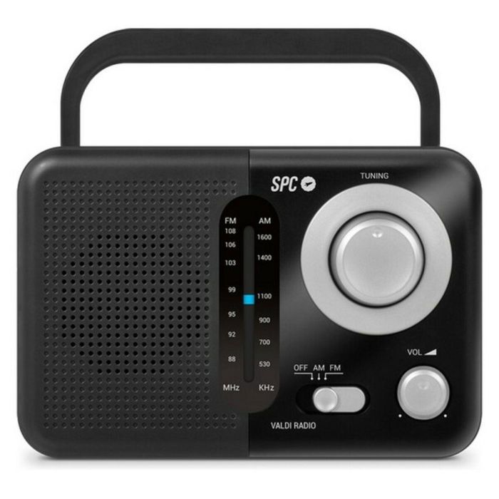 Radio AM/FM SPC Internet 4590N VALDI Negro 0,8 W 4 Radio AM/FM SPC Internet 4590N VALDI Negro 0,8 W 4