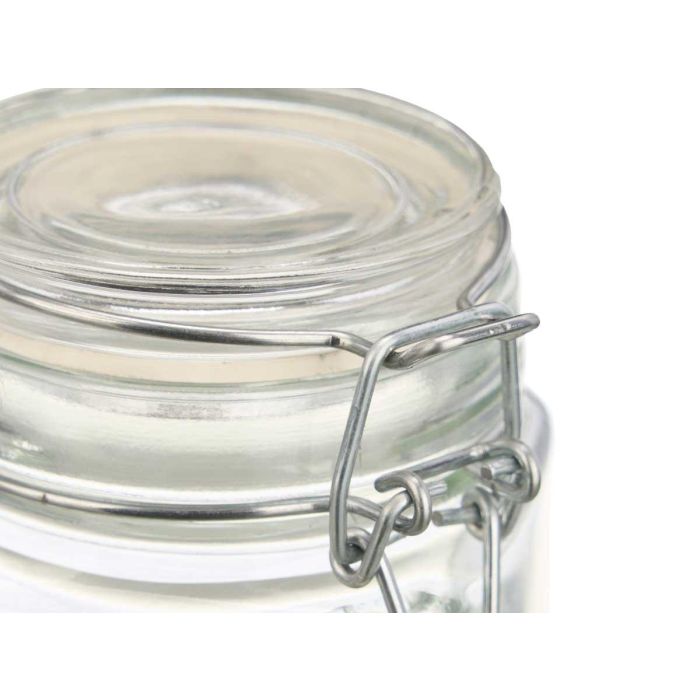 Tarro Cristal Cuadrado Cierre Hermetico 200Ml Vivalto 9CM (24 Unidades) 3 Tarro Cristal Cuadrado Cierre Hermetico 200Ml Vivalto 9CM (24 Unidades) 3