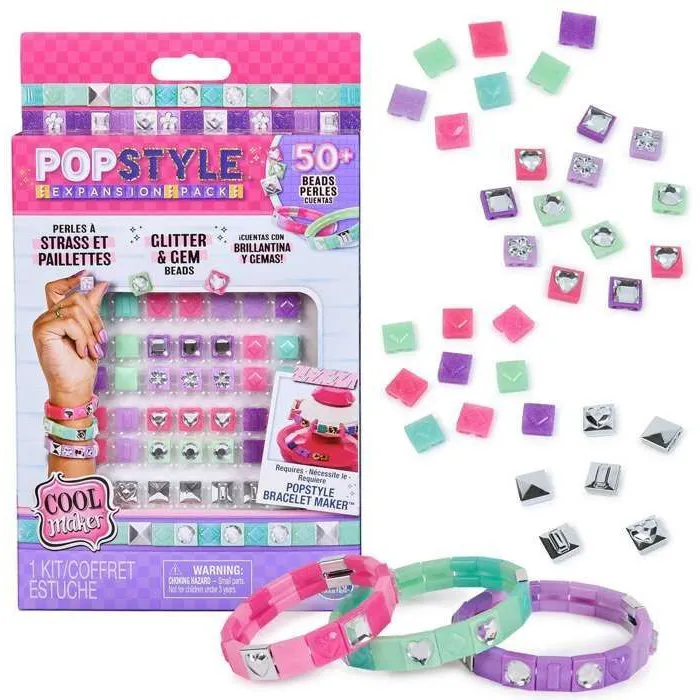 Spin Master AAAAO48935 Máquina de pulseras estilo Pop Strass y Glitter - Crea tus propias pulseras de moda Spin Master AAAAO48935 Máquina de pulseras estilo Pop Strass y Glitter - Crea tus propias pulseras de moda