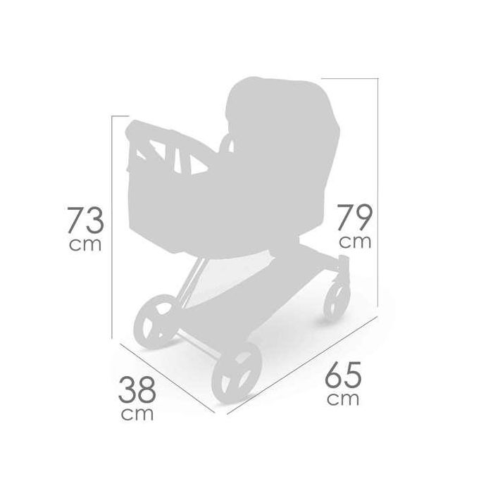Decuevas Coche de Muñeca 3x1 Plegable Verona 79x65x38 cm para Muñecas hasta 50 cm 5