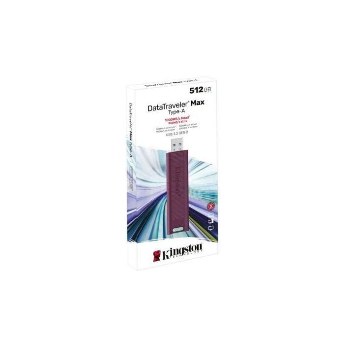 Kingston Technology DataTraveler Max unidad flash USB 512 GB USB tipo A 3.2 Gen 2 (3.1 Gen 2) Rojo 2 Kingston Technology DataTraveler Max unidad flash USB 512 GB USB tipo A 3.2 Gen 2 (3.1 Gen 2) Rojo 2