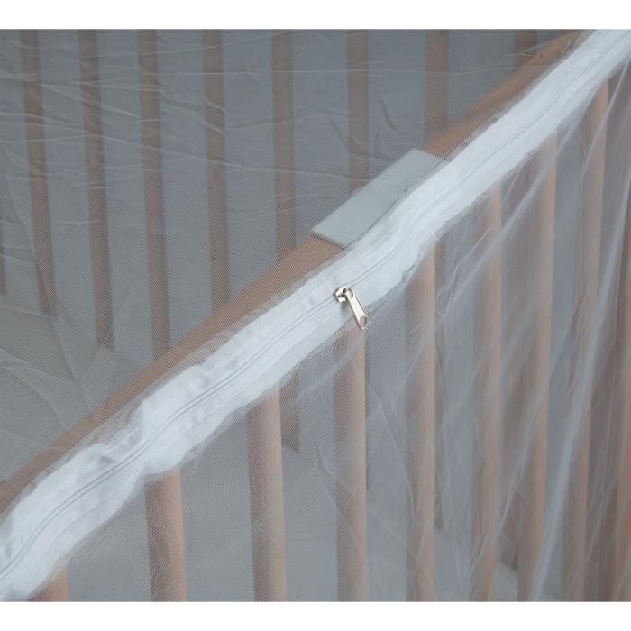 Tineo TIN3275054060608 Mosquitera para Cama con Cremallera de Fácil Apertura - Compatible con Camas 60x120 o 70x140 cm 1 Tineo TIN3275054060608 Mosquitera para Cama con Cremallera de Fácil Apertura - Compatible con Camas 60x120 o 70x140 cm 1