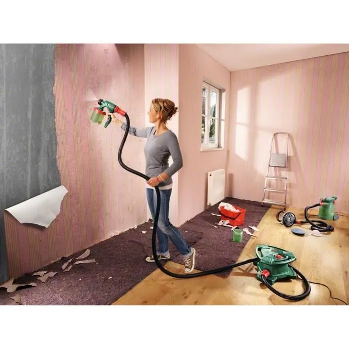 Bosch Pistola de Pintura PFS 5000 E - 1200 W - Caudal 500 ml/min - Pulverizador de Pintura para Interiores y Exteriores 5 Bosch Pistola de Pintura PFS 5000 E - 1200 W - Caudal 500 ml/min - Pulverizador de Pintura para Interiores y Exteriores 5