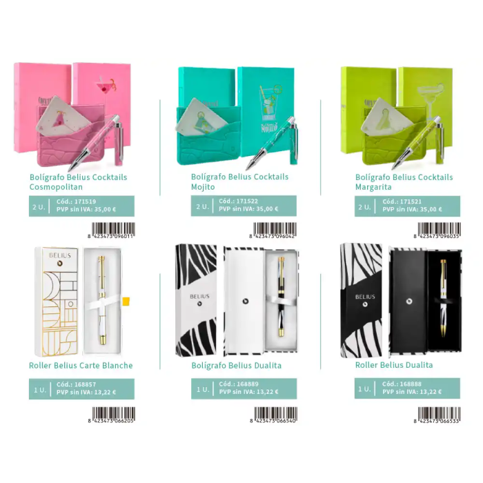 Belius Expositor Bolígrafo Negro 36 Piezas 3 Niveles MDF 600x420x750 mm 4