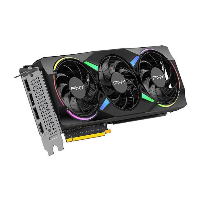 PNY GeForce RTX 5070 12GB GDDR7 VERTO ARGB OC Triple Fan Tarjeta Gráfica 7