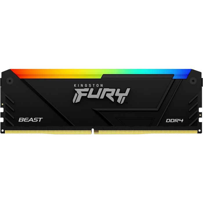 Kingston 64GB DDR4 3200MT/s CL16 FURY Beast RGB DIMM Kit de 2 1