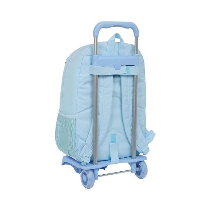 Mochila Escolar con Ruedas Glow Lab Cisnes Azul 30 x 46 x 14 cm