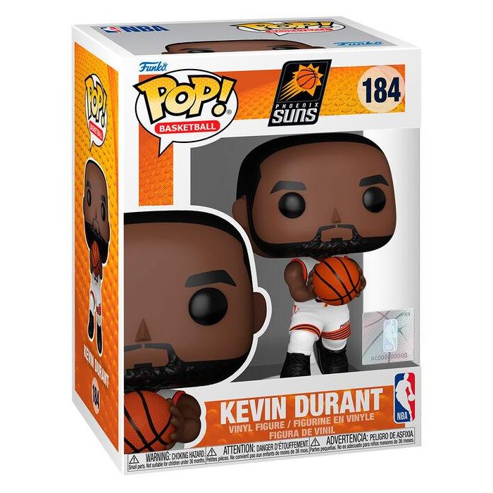 FUNKO Figura POP NBA Phoenix Suns Kevin Durant de Vinilo 9cm