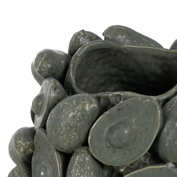 Jarrón Verde Cerámica Decoración 33 X 33 X 37,50 cm