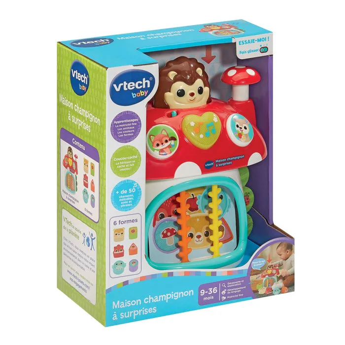 Vtech Baby Casa de Hongos con Sorpresas Multicolor - Juego Educativo para Bebé