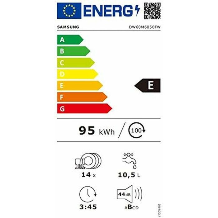 Lavavajillas Samsung DW60M6050FW Blanco 60 cm 1