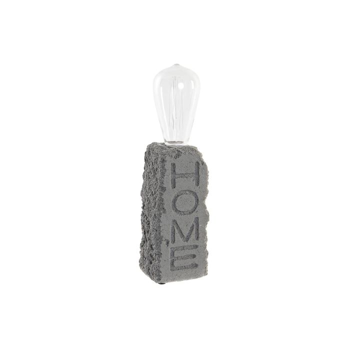 DKD Home Decor Decoración Luminosa de Resina Gris Oscuro con LED Estilo Loft 8.5x8.5x32.5 cm Set de 6 Unidades Pilas AAA DKD Home Decor Decoración Luminosa de Resina Gris Oscuro con LED Estilo Loft 8.5x8.5x32.5 cm Set de 6 Unidades Pilas AAA
