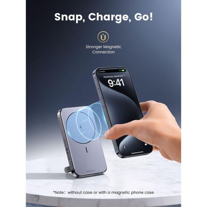 Powerbank Ugreen 15086 Gris 10000 mAh 7