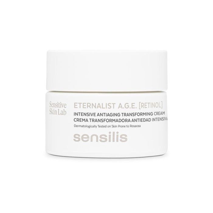 Sensilis ETERNALIST A.G.E Retinol Crema Transformadora Antiedad Intensiva con Ácido Hialurónico y Niacinamida, 50 ml Sensilis ETERNALIST A.G.E Retinol Crema Transformadora Antiedad Intensiva con Ácido Hialurónico y Niacinamida, 50 ml