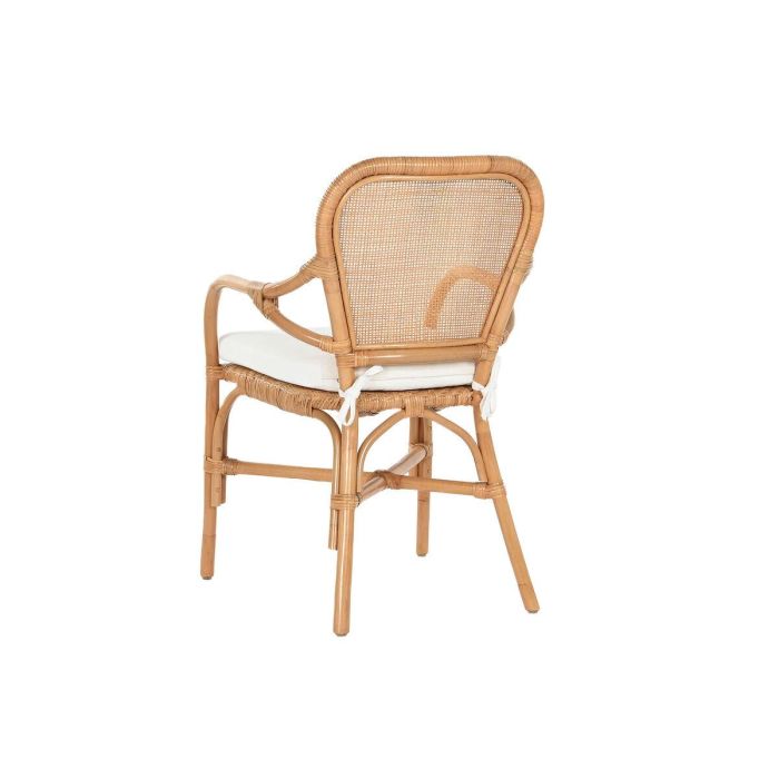 Silla Shabby DKD Home Decor Natural Blanco 62 x 86 x 55 cm 6