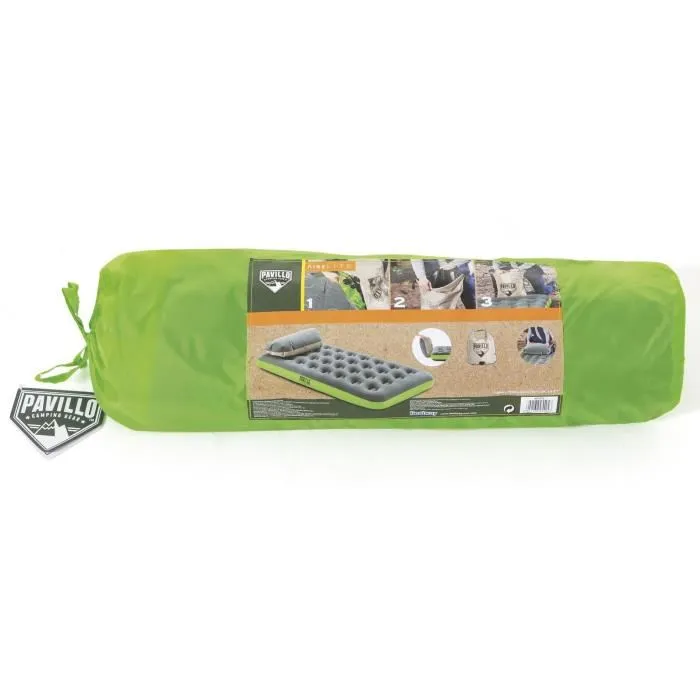 BESTWAY Colchón Hinchable Camping Pavillo Roll & Relax 188x99x22 cm con Bolsa Inflable 2