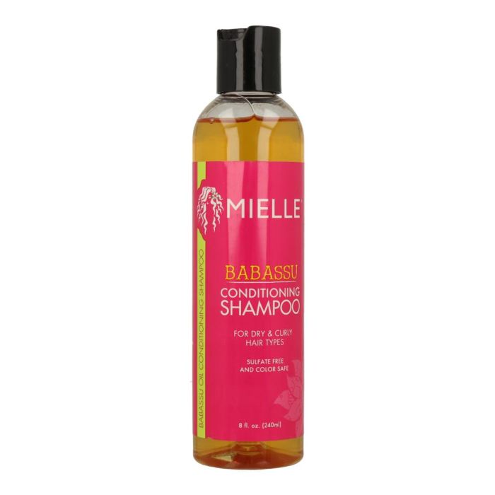 Mielle Champú Acondicionador Babassu 240 ml - Limpiador Suave que Suaviza y Fortalece el Cabello