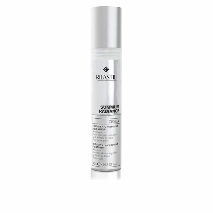 Rilastil SUMMUM RADIANCE Crema Iluminadora Antiedad, Antiarrugas con Efecto Flash para Piel Radiante y Manchas 40 ml