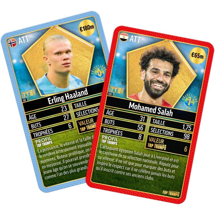 Top Trumps World Football Stars TOP 200 - Paquete de coleccionista - Juego de mesa - MOVIMIENTOS GANADORES - 1 o más jugadores - Edades 6+ 4
