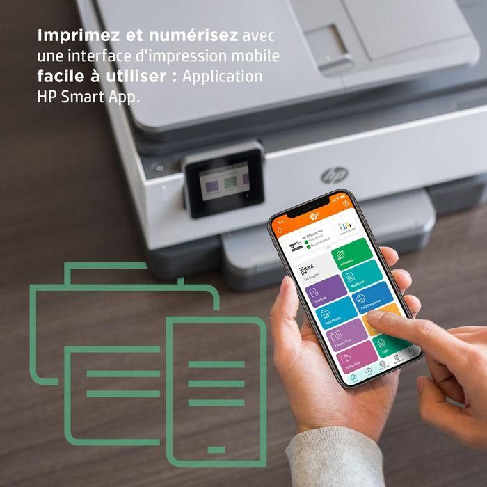 HP 9010e OfficeJet Pro All-in-One Impresora, Imprime, Copia, Escanea, Fax, WiFi, Doble Cara Automática, 22ppm, A4, HP+ 5 HP 9010e OfficeJet Pro All-in-One Impresora, Imprime, Copia, Escanea, Fax, WiFi, Doble Cara Automática, 22ppm, A4, HP+ 5