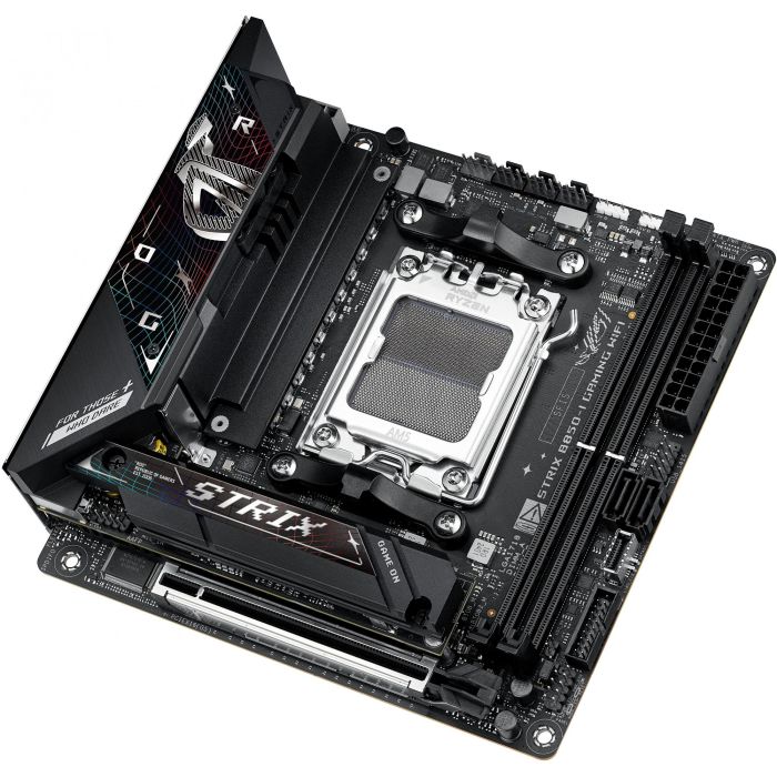 ASUS ROG STRIX B850-I Gaming WiFi Placa Base, AMD B850, Socket AM5, DDR5, WiFi 7, Bluetooth 5.4 6