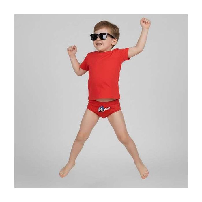 Cerdá Pack Calzoncillos Sonic Single Jersey 3 Piezas T04/05 para Niños Tallas 4-5 Años Modelos Surtidos 6