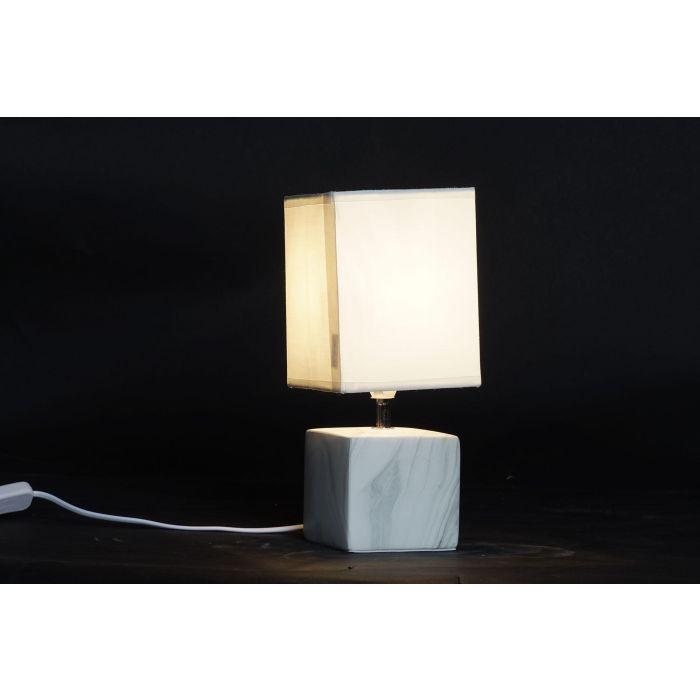 Lampara Sobremesa Urban DKD Home Decor Blanco Natural 12 x 29 x 12 cm (12 Unidades) 1 Lampara Sobremesa Urban DKD Home Decor Blanco Natural 12 x 29 x 12 cm (12 Unidades) 1