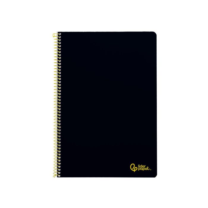Cuaderno Espiral Liderpapel Din A4 Smart Tapa Blanda 80H 75 gr Rayado Horizontal Con Margen Color Negro 1 Cuaderno Espiral Liderpapel Din A4 Smart Tapa Blanda 80H 75 gr Rayado Horizontal Con Margen Color Negro 1