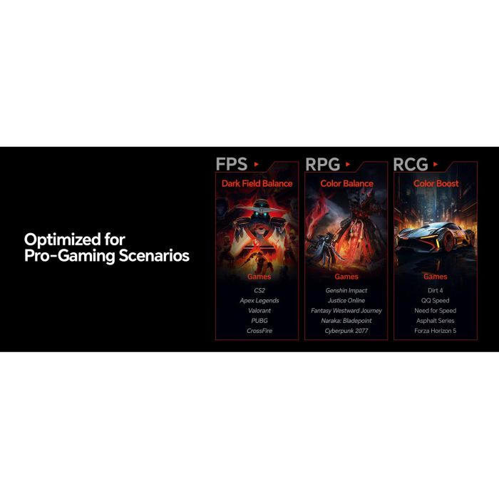 Koorui Monitor Gaming G2721P QHD 27" 2560x1440 200Hz 1ms IPS Negro 9 Koorui Monitor Gaming G2721P QHD 27" 2560x1440 200Hz 1ms IPS Negro 9