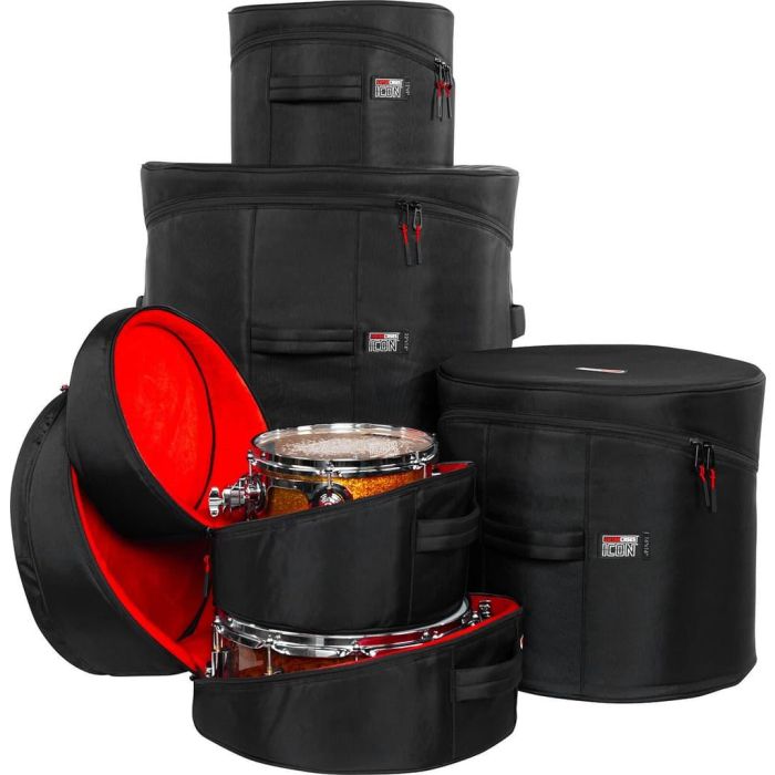 Funda Gator G-Icon Set Jazz Fusion (4 Piezas) 3 Funda Gator G-Icon Set Jazz Fusion (4 Piezas) 3