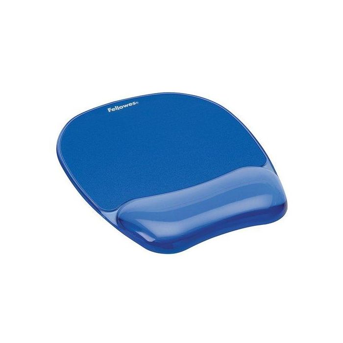 Fellowes Alfombrilla con Reposamuñecas de Gel, Color Azul