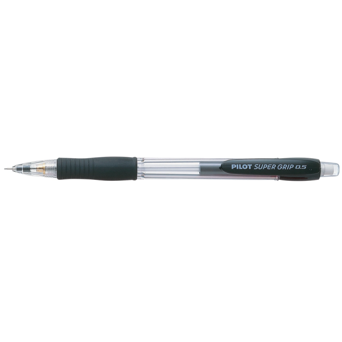 Pilot Portaminas Super Grip Negro 0,5 mm Sujeción de Caucho 1