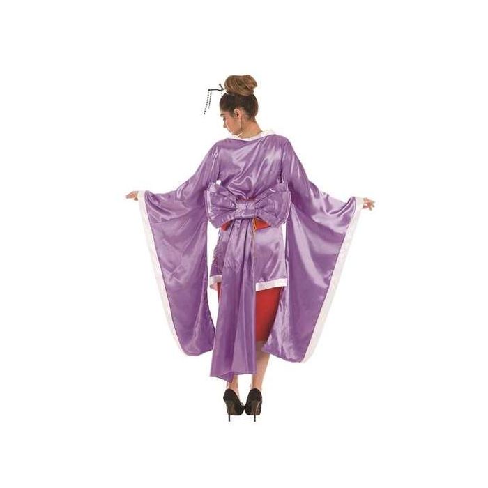 Creaciones Llopis Disfraz Adulto Geisha Flores Talla L Morado 1
