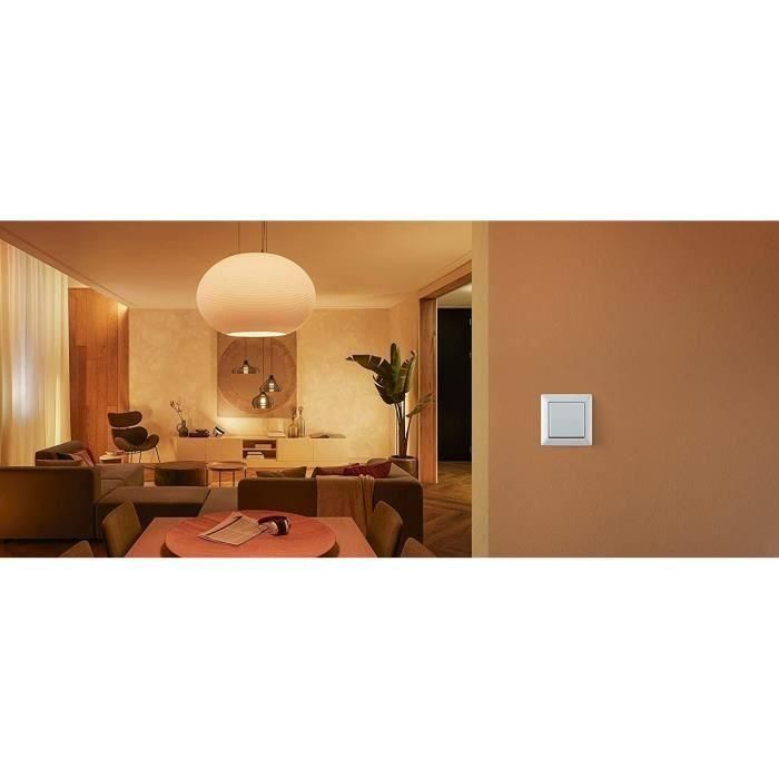 Módulo de interruptor de pared de Philips Hue, White, trabaja con Alexa, Google Assistant y Apple HomeKit 4 Módulo de interruptor de pared de Philips Hue, White, trabaja con Alexa, Google Assistant y Apple HomeKit 4