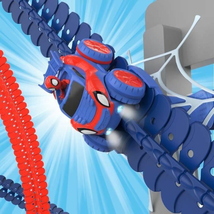 Smoby SMO180918 Set de Descubrimiento Spidey Flextreme con 184 Pistas Flexibles, 1 Vehículo y Baterías Incluidas 2 Smoby SMO180918 Set de Descubrimiento Spidey Flextreme con 184 Pistas Flexibles, 1 Vehículo y Baterías Incluidas 2