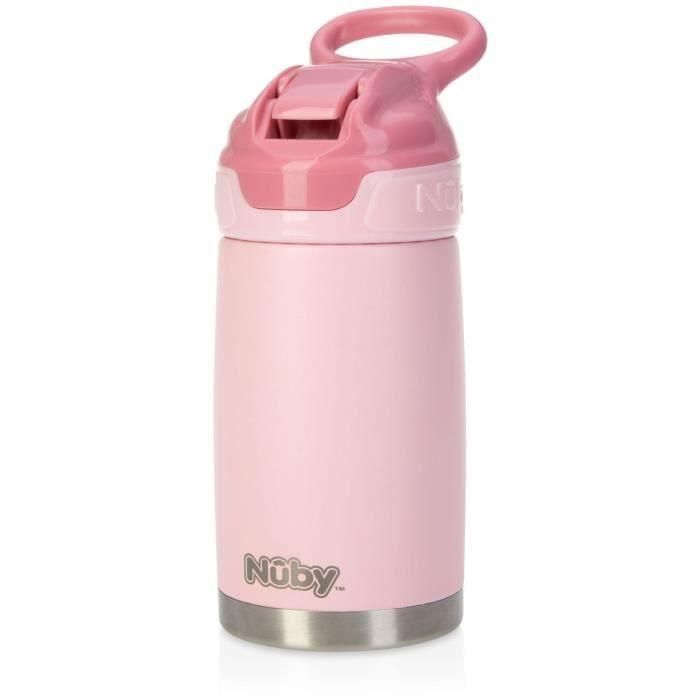 Nuby NUB0039175805622 Botella térmica 300 ml de acero inoxidable en color rosa 0 Nuby NUB0039175805622 Botella térmica 300 ml de acero inoxidable en color rosa 0