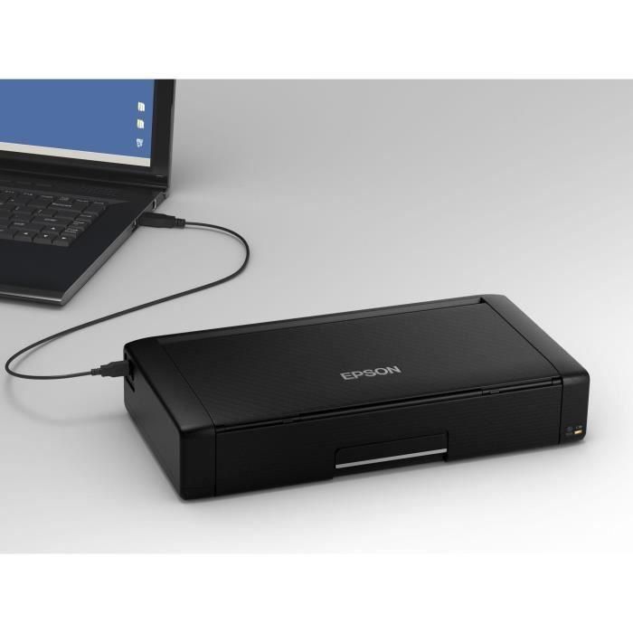 Impresora de inyección de tinta A4 - EPSON - WorkForce WF-110W - Wi-Fi inalámbrico y Wi-Fi Direct - Compatibilidad de tintas: EPSON 266 y 267 4 Impresora de inyección de tinta A4 - EPSON - WorkForce WF-110W - Wi-Fi inalámbrico y Wi-Fi Direct - Compatibilidad de tintas: EPSON 266 y 267 4