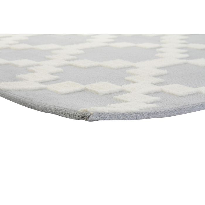 Alfombra Oriental DKD Home Decor Gris Claro Crema 180 x 1 x 120 cm 3 Alfombra Oriental DKD Home Decor Gris Claro Crema 180 x 1 x 120 cm 3